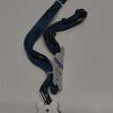 Peacock Blue Dog Collar and Leash Set for Small Dogs Soft and Breathable of 90% Rayon from Bamboo and 10% Polyester Comfortable Skin-Friendly, Adjustable Leash Set with Quick Release Buckle Small 48''