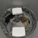 ARNIS Modern Planter Pots, Set of 2 Round Large Planters with Stand, Decorative Planters, Metal Pots with Drainage Holes for Living Room, Office, Garden or Balcony, 8.25 &10.5 Inch, Black & Gold