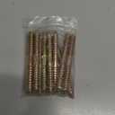 UXCELL 10x100mm Double Ended Self-Tapping Thread Dowel Screws, 12pcs for Wood Connecting