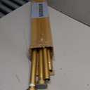 Gold Shower Curtain Rod 34-66 Inches(2.8-5.5ft) Never Rust Adjustable Shower Rod Spring Tension Non Slip No Drilling Shower Rods for Bathroom Garland Window