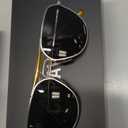 Ray-Ban Unisex Rb8064 Titanium Aviator Sunglasses (Brushed Silver/Dark Grey Polarized)