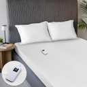 Sunbeam Quilted Heat Mattress Pad-Twin 12 Heat Settings