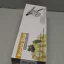 Potato Ricer, Ricer for Mashed Potatoes, 3 Interchangeable Discs Potato Masher Stainless Steel for Fluffy Mashed Potatoes, Heavy Duty Spaetzle Maker with Silicone Handle, for Gnocchi Spaghetti (Black)