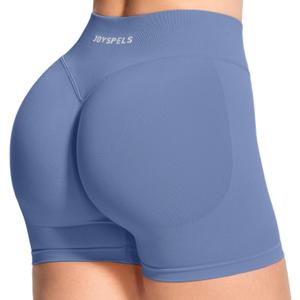 JOYSPELS SEAMX Impact Workout Shorts for Women 4.5" Scrunch Butt Lifting Gym Booty Biker Shorts Seamless Summer (Endlesssky, Size XS)