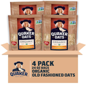Quaker Old Fashioned Rolled Oats, USDA Organic, Non GMO Project Verified, 24oz Resealable Bags (Pack of 4), BB July 18, 2026