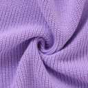 Toddler Girl/Boy Halloween Sweater Pumpkin Smile Embroidery Sweater Knitted Pullover Fall Winter Clothes (Purple)