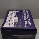 Nuzzie Chunky Knit Weighted Blanket - Breathable, Cooling, Hand Made Knit Throw Blanket for Sleep - Machine Washable, Stylish Design (Light Grey, Throw | 12lbs | 44"x60")