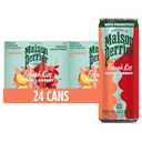 Maison Perrier French Kiss Sweetened Sparkling Juice Beverage, Peach & Cherry Flavors With Real Fruit Juices, 24Pk (EXP 04/27/27)