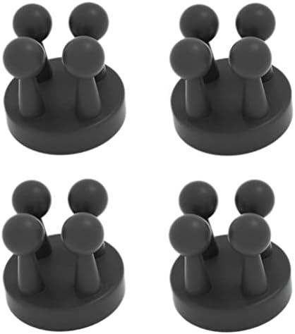 6 Pack Silicone Toothbrush Holder Multi-Function Hook Waterproof self Adhesive Single Toothbrush Hook Plug Holder for Wall for Hanging Bathroom Kitchen Living Room Office