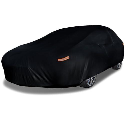 EzyShade 10-Layer Waterproof Sports Car Cover. See Vehicle Size-Chart for Accurate Fit. All Weather Full Outdoor Covers. Corvette Mustang Trans Am. Sun Snow Rain. Black, Size C4 (See SizeChart)