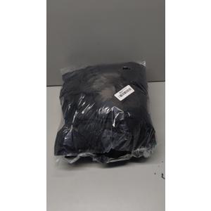 Amazon Essentials Women's Cropped Full-Zip Puffer Jacket, Winter Warm, Stand Collar (X-Large, Black)