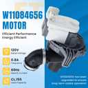 UPGRADED W11084656 Dishwasher Circulation Pump Motor Assembly Fit for Ken-more 665, Whirl-pool WDT730PAHZ0 WDT750SAHZ0 WDTA50SAHZ0, Kitchen-Aid, Ama-na, W10854710 W11612327 W10805387 by Fetechmate