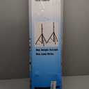 Pair of Speaker Tripod Stands Height Adjustable from 43.7'' to 70.8'' PA DJ Party Tripod Speaker Stand 35mm Compatible Insert