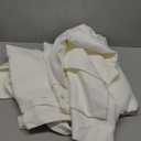 LORDTEX Waterproof Indoor/Outdoor Curtains for Patio - Thermal Insulated, Sun Blocking Detachable Sticky Tab Top Blackout Curtains for Bedroom, Porch, Cabana, 52 x 95 inch, 2 Panels, Vanilla