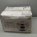 CUCKOO Electric Pressure Cooker 5QT, Versatile Slow Cooker with 10 Menu Options, High Pressure Food Steamer for Cooking, Instant Multicooker with Stainless Steel Non-Stick Inner Pot (CMC-QSB501S) (GOLD / WHITE)