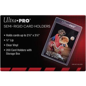 Ultra Pro Semi-Rigid 1/2" Lip Sleeves, Plastic, 200ct