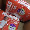 Huggies Size 5 Baby Diapers, Little Movers HuggFit 360 Baby Diapers with 360 Waistband, Size 5 (27+ lbs), 128 Count (2 Packs of 64)