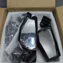 KIWI MASTER Rear View Center & Side Mirrors for 2020-2026 Polaris RZR Pro XP, Pro S, Pro R, Turbo R/ 4 Accessories Adjustable Folding Rear View Racing Mirror 2883762 2883763