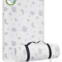 Lilian&Gema Pack and Play Mattress 38"x26"x1.5", Portable Mattress for Playpen, Pack N Play Mattress Topper, Soft Breathable and Waterproof Washable Cover for Baby Toddler