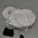 Cat/Pet Water Fountain Filters, 12 Pieces Set Pack of 8 Replacement Filter Fit for 81oz/2.4L, 3 Filtration System with 4 Pre-Filter Sponges