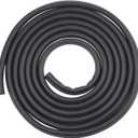 Front Driver and Passenger Side Door Weatherstrip Rubber Seal On-Body for Cadillac Escalade 02-06, Chevy Silverado 99-06, Avalanche Suburban Tahoe 00-06, GMC Yukon Sierra 99-06