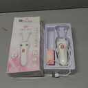 Threading Hair Removal, Hair Removal Device, Electric Threading Epilator USB Hair Remover for & Body Hair Removal with Cotton Thread Roll (Pinks)