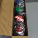 Cawiew 4 Pack Light up Sword Saber with FX Sound (on-Off Control) and Full Retractable Handle, 4 Colors LED Glow in The Dark Toy for Kids Adult