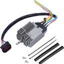 Cooling Fan Control Module Compatible with Audi A4 only A4(B6) 2003-2005;A4(B7) 2005-2008;A4 (8E) 2000-2004;A4(8H) 2002-2005 Replace OE 8E0959501AG 8E0959501AB 860959501B
