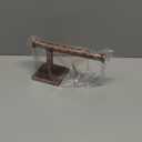 Monarch Abode Traditional Hand Hammered Wall Toilet Paper Holder for Bathroom, Bathroom Toilet Paper Holder Wall Mount, 7-inch Tissue Roll Wall Mount Organizer, Antique Copper Finish