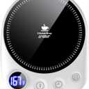 Coffee Mug Warmer - Fastest Heating & Highest Temperature, Coffee Cup Warmer for Desk Auto Shut Off, 4 Temp Settings & 1-12H Timer, Smart Electric Beverage Warmer for Coffee, Tea (White)