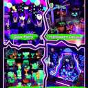 2 Pack 42W LED Black Light Bar, Blacklight with 6FT Cord+Switch+Plug, Glow in The Dark Black Lights Party Supplies for Halloween Decorations, Poster, Body Paint, Classroom, Bedroom