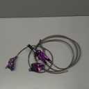 Hydraulic Disc Brake Set, Left Front 1110mm & Right Rear 1610mm, 4 Piston Bike Brakes Set Compatible with Talaria XXX/Talaria Sting MX3/Surron Light Bee X/R MX4/Segway X160 X260/79Bike(Purple)