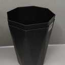 Trash Can Bathroom Garbage Can 2.6 Gallon Plastic Waste Basket for Office Bedroom Kitchen, 2 Pack Black (BK)
