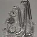 Tetutor 3 Pack Grab Bars for Bathtubs and Showers, 16-Inch and 12-Inch Anti-Slip Bathroom Shower Grab Bars for Seniors Wall, Safety Handicap Grab Bars Stainless Steel,Shower Handle for Elderly