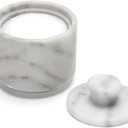 Fox Run Marble Salt Cellar, White 3" x 3"