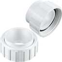 Dreyoo 2 Pcs Salt Cell 2" Union Replacement Kit Compatible with Hayward Salt Chlorine Generators, GLX-Cell-Union, Hayward T-3 T-15 Cleaner Coupler for Pool Part Spa Pump Union Assembly
