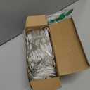 JMEXSUSS Outdoor Net Lights Waterproof, 12ft x 5ft Plug in with 8 Modes Remoter, 360 LED Net Lights for for Bush Patio Christmas Tree Decor (Clear Wire, Warm White)