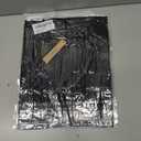 Womens Short Sleeve T Shirts Pleated Dressy Casual Crewneck Loose Fit Tee Trendy Summer Tops Blouses 2025 (Black, M)