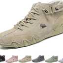 Explorer Waterproof Lightweight Unisex Outdoor Shoes for Hiking Camping & Driving Shoes High Top Chukka Boots Non-Slip Breathable Women&Men Italian Handmade Sports Shoe, Size: 10 Women/8.5 Men
