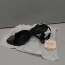 Susanny High Heels for Women Pointed Open Toe Strappy Chunky Block Heels Ankle Strap Stiletto Kitten Heeled Sandals Wedding Bridal Party Prom Sexy Dress Shoes, Size 6.5