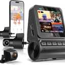 Quad-Channel Dash Cam 1080p Front, Rear, Cabin & Exterior Coverage | Wi-Fi | Optional GPS | 2" LCD | 170 Wide Angle | 24-Hour Parking Surveillance | Support Up to 256GB | 64GB Card Included