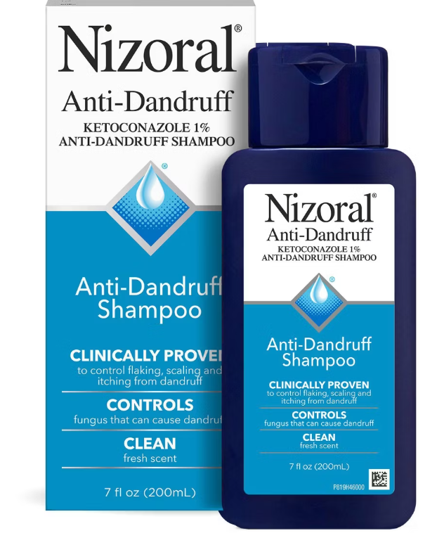 Nizoral Anti Dandruff Shampoo with 1% Ketoconazole, Clean Fresh Scent - 7 fl oz
