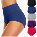 OLIKEME High Waisted Underwear for Women Tummy Control Cotton Panties Postpartum Ladies Briefs Multipack(5 XL size)