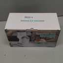 KEOUKE Rotary Ice Shaver Manual White - Stainless Steel Blade, Quick Labor-Saving Handle, Safe Stable Suction Base, Home Using Snow Cone Machine for All Ice Cubes