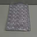 HITSLAM Shower Bathtub Mat Non Slip, 24"x 24" Bath Mat for Tub, Soft PVC Shower Mats for Inside Shower with Suction Cups and Center Drain Hole, Machine Washable Bathroom Floor Mat, Clear