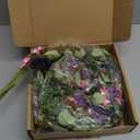 HOHOTIME 6FT Lavender Flowers Garland with Wildflower, Purple Pink Floral Eucalyptus Vine, Artificial Summer Spring Garland for Mantle Wedding Arch Porch Window Indoor Decor Home Decoration