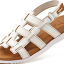 KuaiLu Womens Fashion Orthopedic Walking Sandals for Women 2025 Arch Support Sandles Comfort Plantar Fasciitis Recovery Cushion Summer Travel Outdoor Hiking Open Toe Water Shoes Woman Size US 7.5
