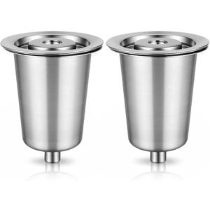Reusable Filter Cup for Cuisinart (Stainless Steel - 2 Pack)