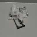 Cast Iron Shelf Brackets 4 Inch, 4 Pack Black Rustic Shelf Brackets with HooksHeavy Duty Floating Brackets Wall Mounted, Decorative Brackets for Wood Shelves