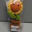 Mini Retirement Sunflower Crochet with Positive Card - Not My Problem Anymore Retired 2025 - Retirement Gift for Woman, Goodbye Gifts for Coworkers, Friend, Mom, Boss, Nurse, Teacher